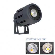 10W 20W Rund CREE COB LED Aussen Fluter Strahler Spot Flutlichtstrahler 15°/23°/38°/45° /60° IP66